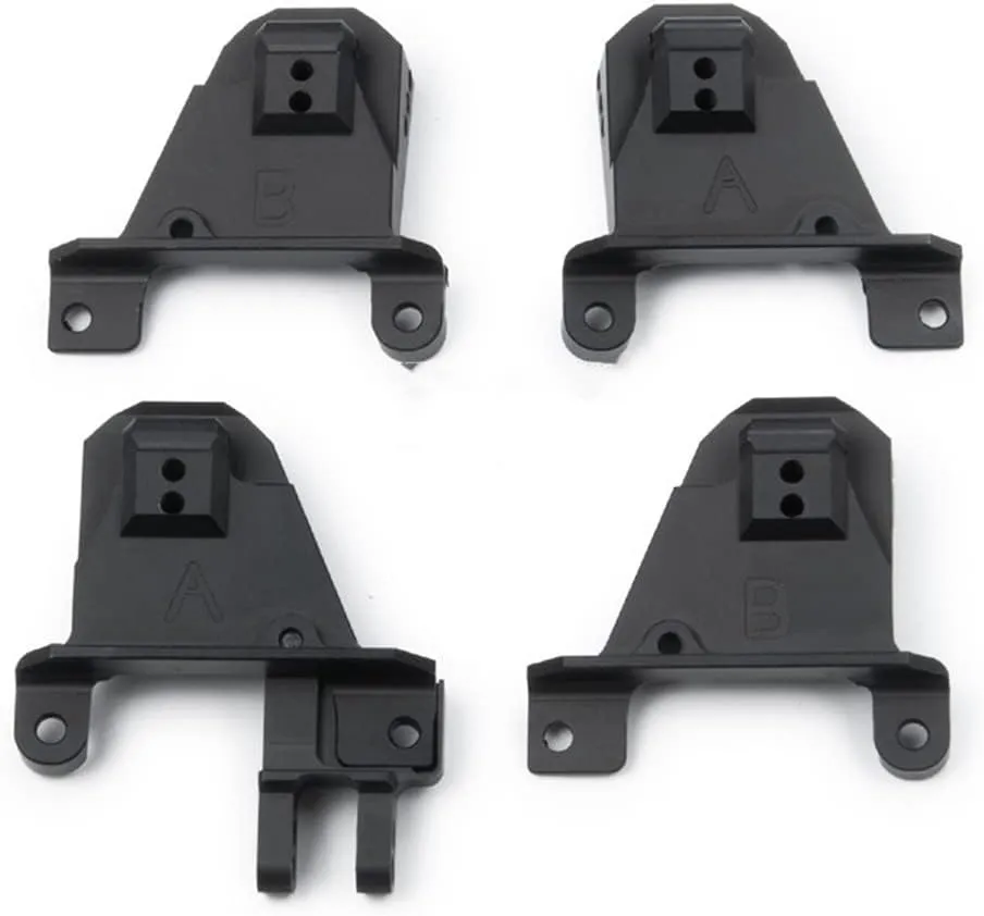 1 Set RC Car Aluminum Front & Rear Shock Tower Mount Replacement for Traxxas TRX4 324 1/10 RC Crawler Car