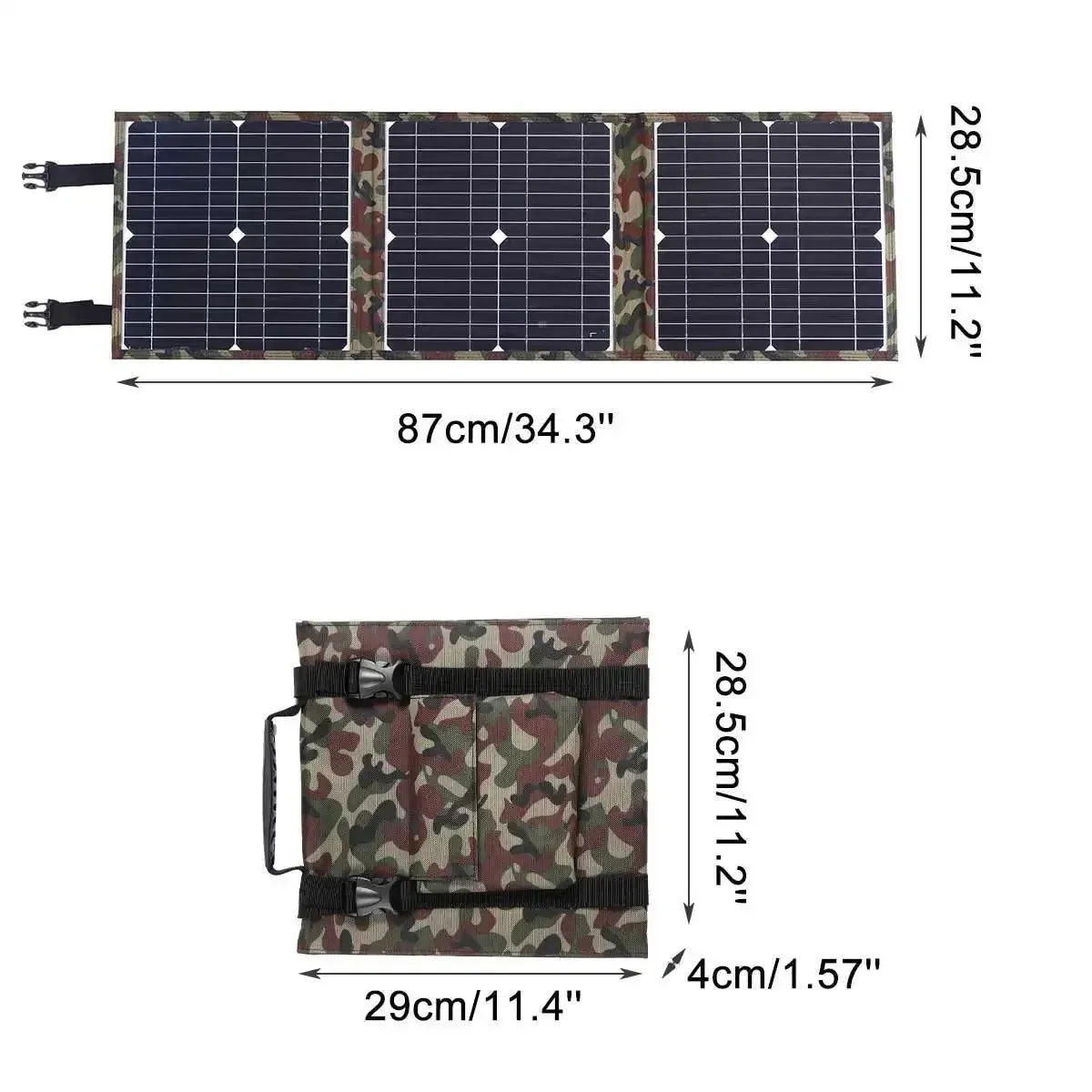 100-800W Foldable Solar Panel Kit - Complete Solar Power Station with MPPT Portable Generator Charger for Car, Boat, Caravan, Camping