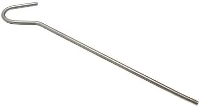 100 x TENT CARAVAN CAMPING AWNING PEGS HEAVY DUTY 230mm x 5mm (9 inch) NEW