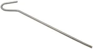 100 x Tent Caravan Camping Awning PEGS Heavy Duty 230mm x 5mm (9 inch)