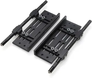 1/10 RC Car L R Adjustable Aluminum Slider Side Pedal for Axial SCX10 90046 TRX4 Spare Part Accessory