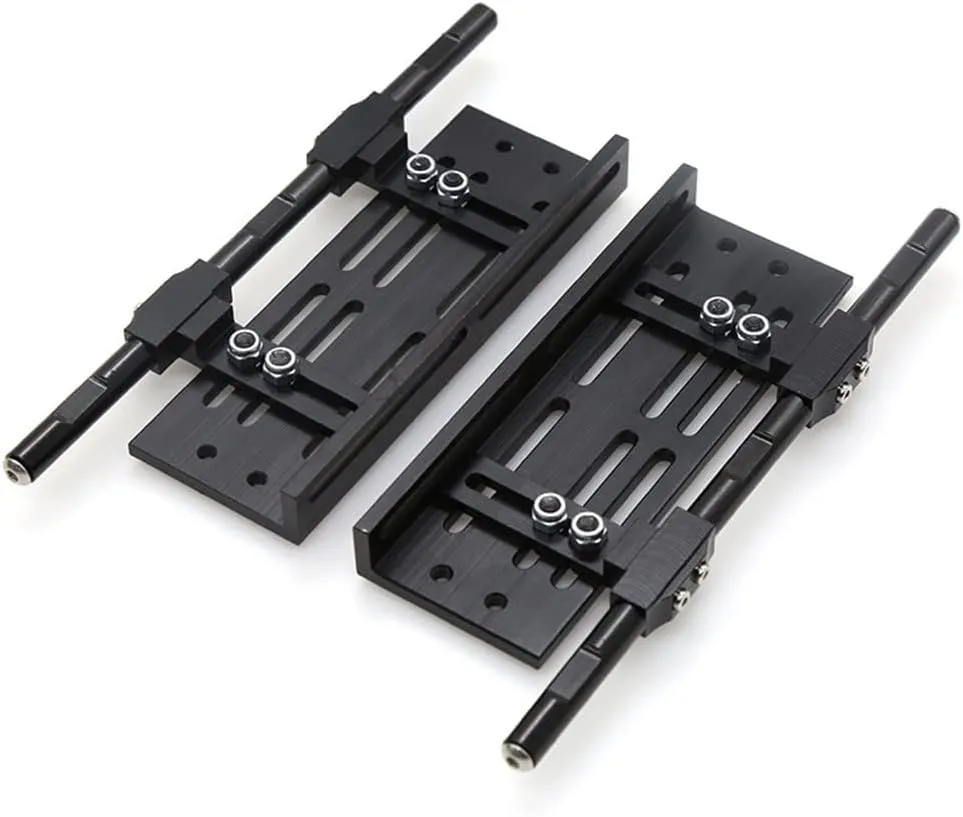 1/10 RC Car L R Adjustable Aluminum Slider Side Pedal for Axial SCX10 90046 TRX4 Spare Part Accessory