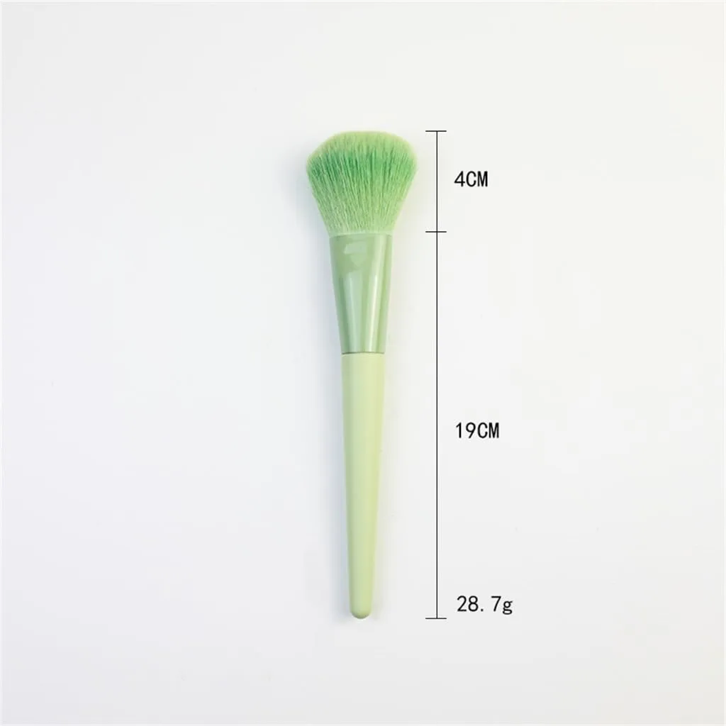 11pcs Green Makeup Brush Set for Beginners Complete Set of Soft Beauty Tools