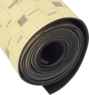 1/2inch Thickened Sound Deadener for Multiple Use，High Density Foam with Adhesive,for Car, Boat, RV Shield Insulation Dampening Mat, 16" x 60" x1/2"