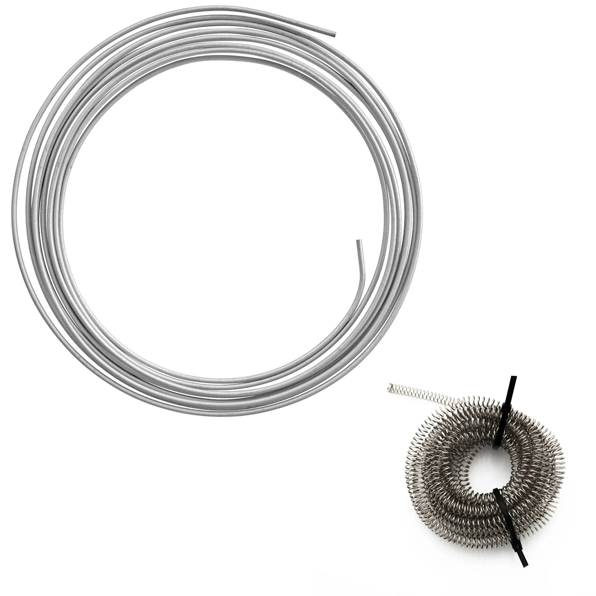 1/4" x 25' Galvanized Steel Coil &amp; 16' Stainless Steel Gravel Guard
