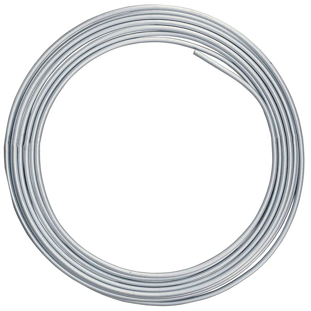 1/4" x 25' Stainless Steel Brake Line Replacement Tubing Coil Pro Kit with Brake Line Clips, 18 Fittings Included, Inverted Flare, SAE