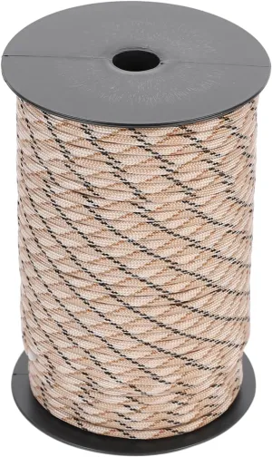 1Roll Grade Climbing Rope Durable Outdoor Safety Rope for Camping Mountaineering and Emergency Use Versatile Tarp and Tent Binding Cord Desert Camouflage