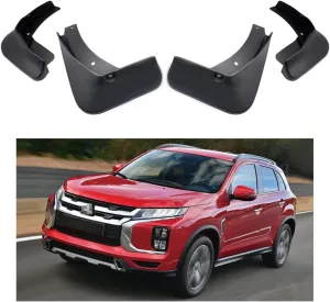 1Set Car Mudguard Fender Mud Flaps Splash Guard Compatible with Mitsubishi Outlander Sport 2020 2021 2022 2023 2024