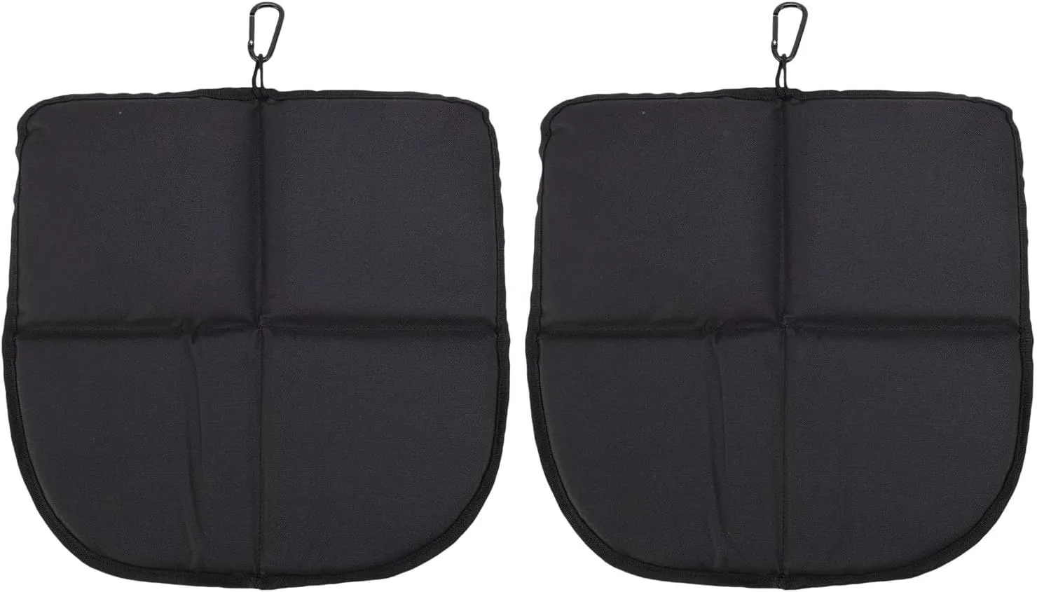 2 Pack 40x40cm Outdoor Sitting Pad, Watertight Lightweight Hiking Oxford Pearl Cotton Thickened Folding Sit Pad Portable Stadium Seat Pad for Backpacking Outdoor with Hanging Hook