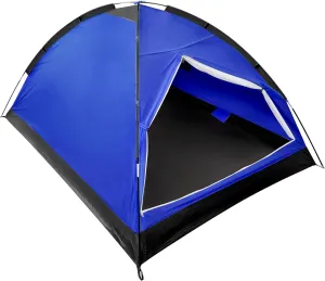 2-Person Dome Tent for Camping Waterproof Lightweight Portable Backpacking Orange/Blue/Army Green/Green