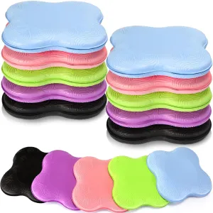 20 Pcs Bulk Yoga Pads Cushion Extra Thick for Knees Elbows Wrist Hands Head Foam Pilates Support Non Slip Work out Kneeling Pad for Women Exercise Gym Yoga,5 Colors
