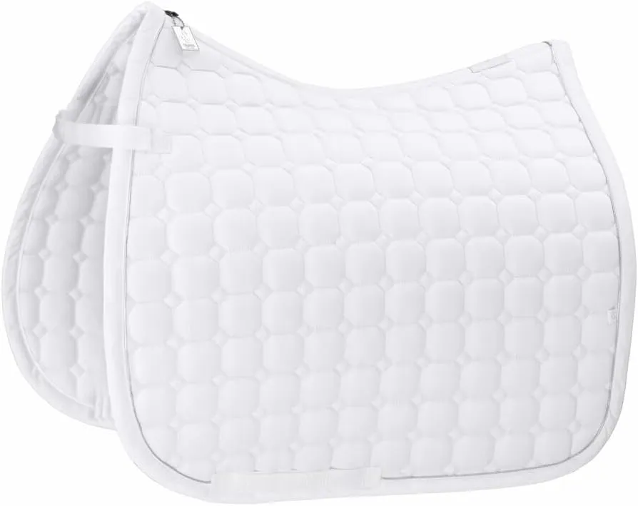2025 Cotton Saddle Cloth 211075 412 010 - White Saddle Pad Size - VS