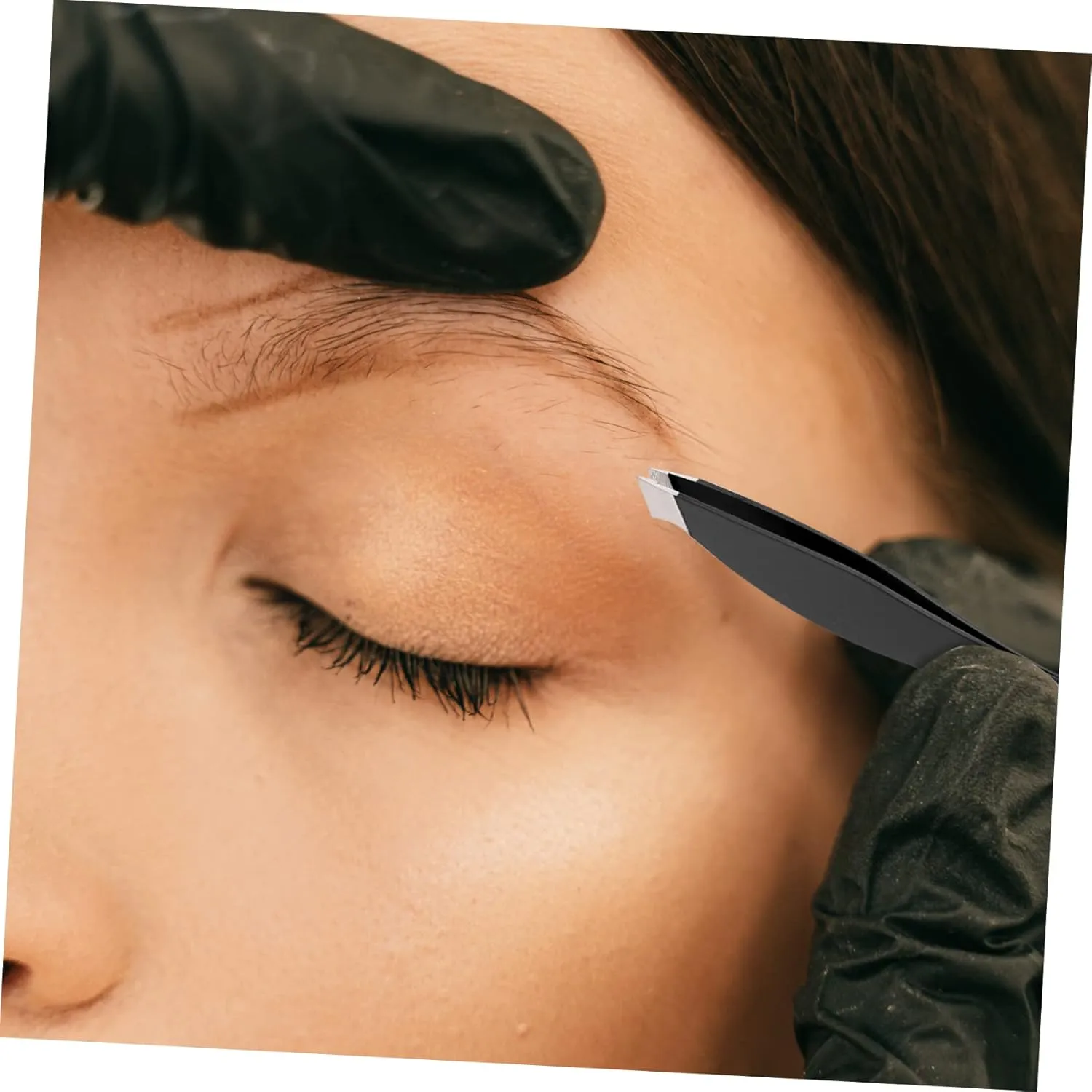 20pcs Eyebrow Grooming Tools Stainless Steel Brow Clips for Precise Hair Removal Unisex Makeup Tweezers for Shaping Eyebrows Supplies