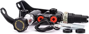 260-13190 Universal Combination Proportioning Valve and Mounting Bracket Lines Kit-Wilwood Style with Adjustable Knob