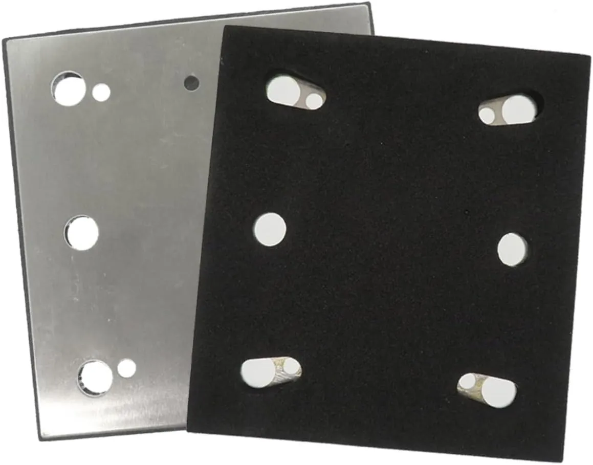2PCS #158324-9 RUBBER PAD BASE PLATE BO4556 PALM SANDER B04556 BASEPLATE Quality Durable New Replacement Parts For MAKITA