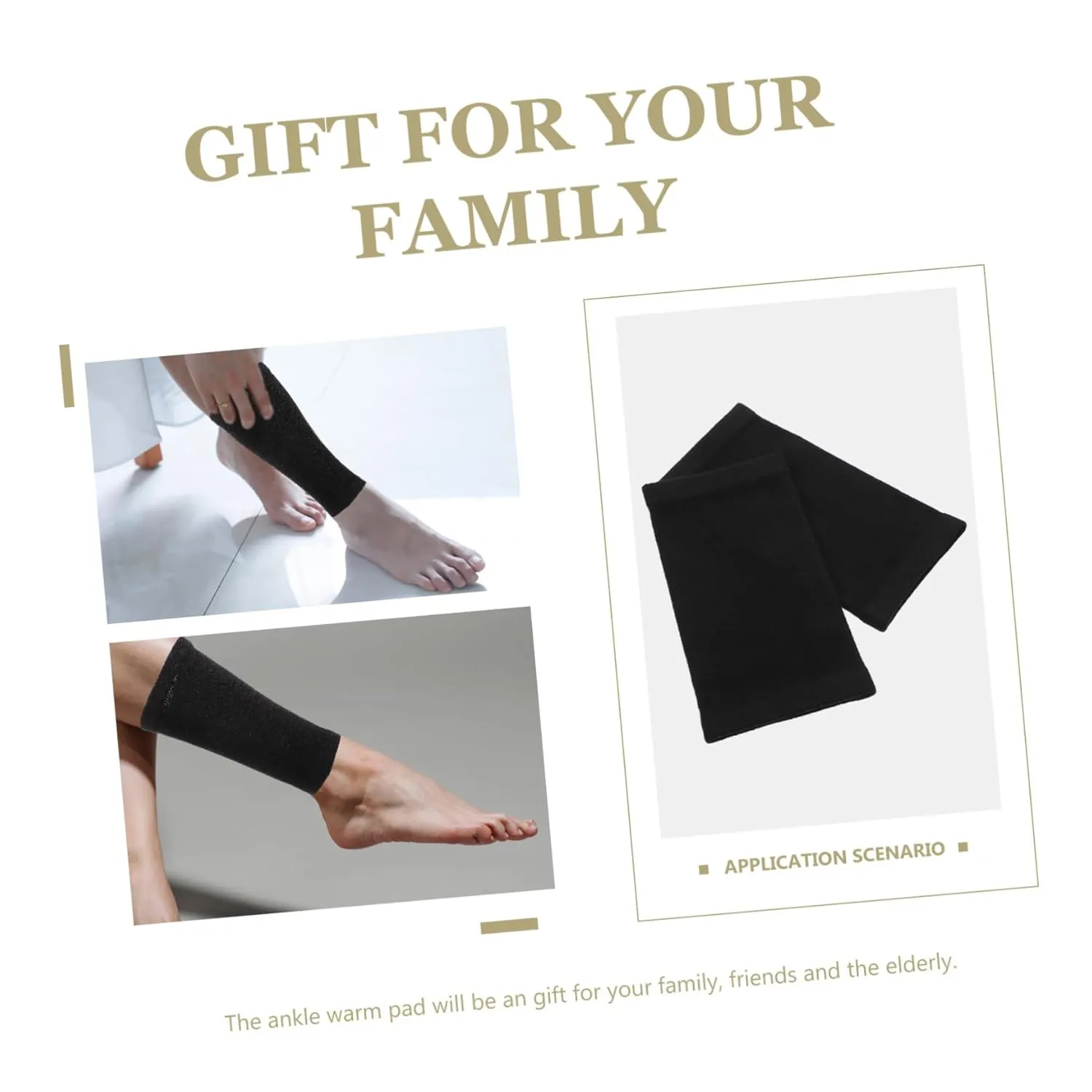 2pcs Ankle Protective Covers Warm Wool Ankle Sleeves for Sports Daily Use