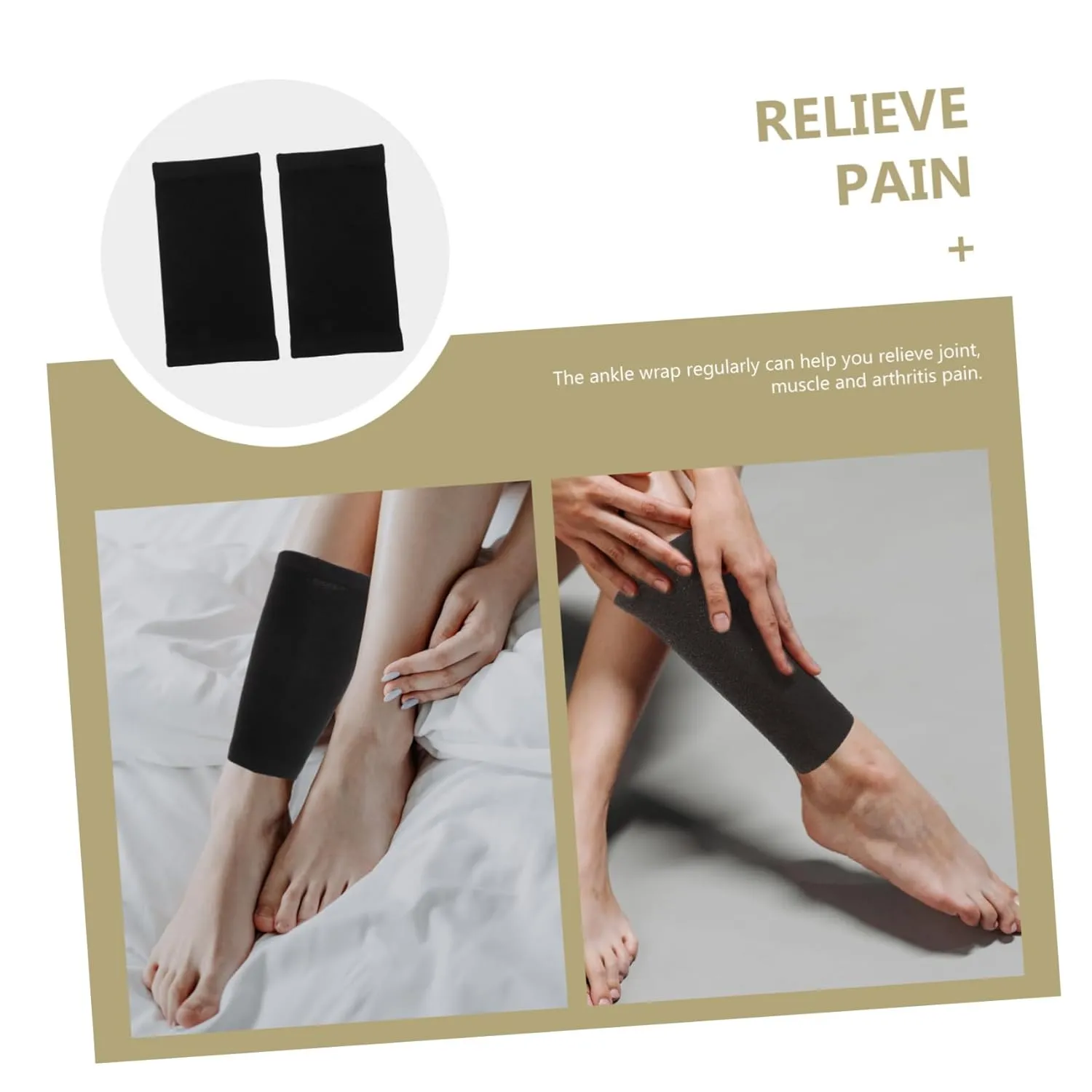 2pcs Ankle Protective Covers Warm Wool Ankle Sleeves for Sports Daily Use