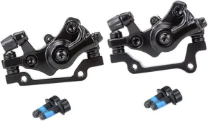 2sets Bike Disc Brake Aluminum Alloy Mountain Bike Disc Brake Mechanical Caliper for Strong Braking Force Easy Installation Suitable for Cycling Safety and Performance