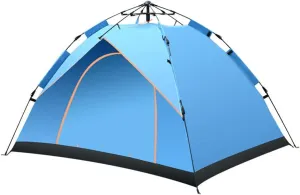 3-4 Person Outdoor Tent Fully Quick Automatic Opening Tents Canopy Camping Hiking Tent Beach Family Travel Tools (Color : D, Size : 210 * 200 * 135cm) (D 210 * 200 * 135cm)