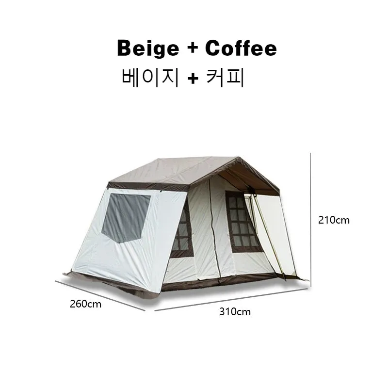 3-6 Person Outdoor Camping Cabin Tent: Luxury Ultralight Large Family Waterproof Tent