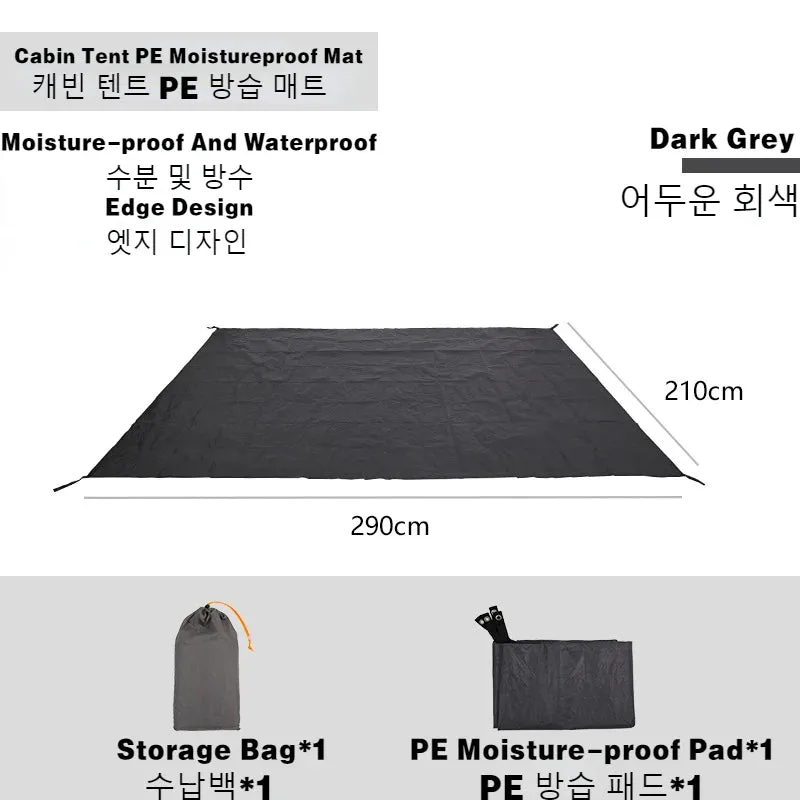 3-6 Person Outdoor Camping Cabin Tent: Luxury Ultralight Large Family Waterproof Tent