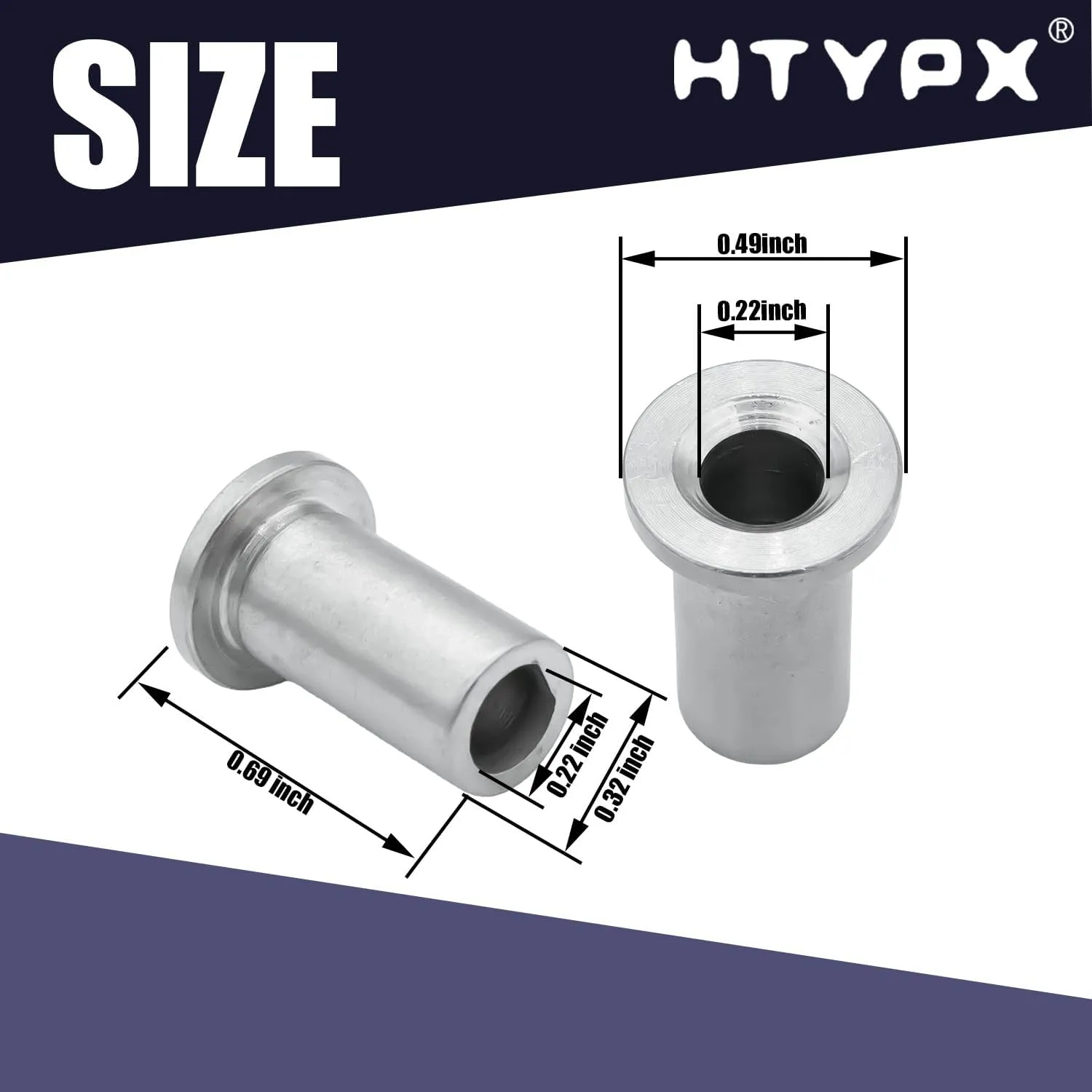 3220 Bearing Sleeve Stainless Steel Compatible with Grindmaster Crathco 3220 Bearing Sleeve (6 PACK)