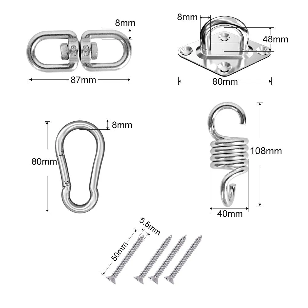 360° Hammock Chair Hanging Kit