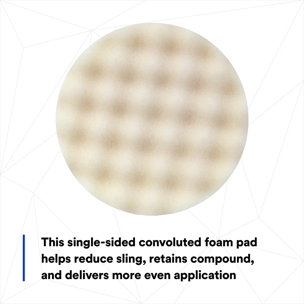 3M Perfect-It Foam Compounding Pad, 05723 - 8", White (2 pack)
