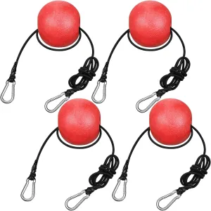 4 Pcs Anchor Buoy Float 51'' Pool Float Anchor Marker Buoy High Visibility Anchor Line Float for Pool Fishing Boat Drift Anchors