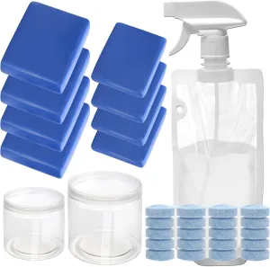 400g 200g Car Clay Bar, 6PCS Magic Clay Bars/ 20PCS Lubricant Tablets/Spray Bag for Auto Detailing