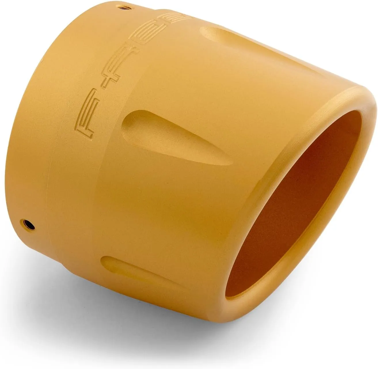 4.5" END-CAPS for 4.5" Slip-ONS (Gold, 4.5" Combat Fluted)