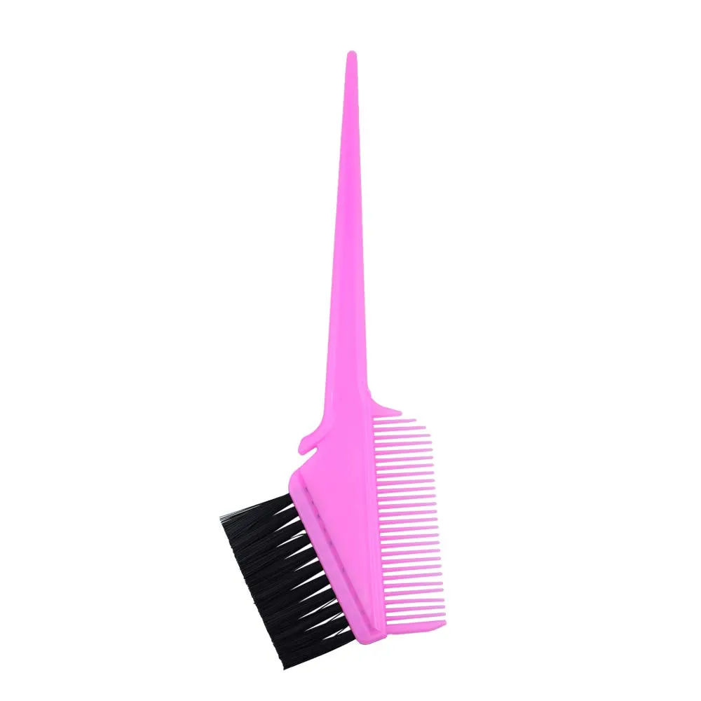 4PCS Hair Dye Kit Includes Hair Tinting Bowl Dyeing Brushes Sharp Tail Comb Mixer for DIY Hair Coloring Beauty Salon Tools Set