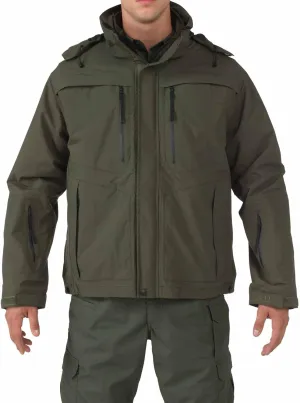5.11 Tactical Men's Valiant Duty Jacket, High Performance Rain Coat Jacket For Men, Multiple Color Options, Style 48153