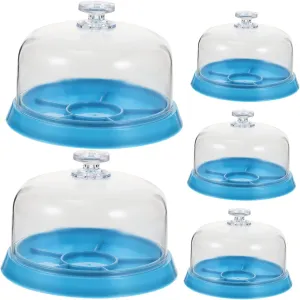 5pcs Watch Repair Dust Cover Watch Parts Tray and Cover for Watchmaker Tools