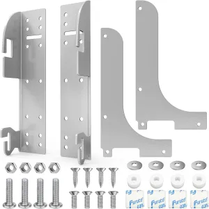 5WB-DMKIT Door Mount Kit Compatible with Rev-A-Shelf 5WB1 5WB2 5CW2 Series Basket RV Shelf Door Mount Kit for Kitchen Base Cabinet Organizer