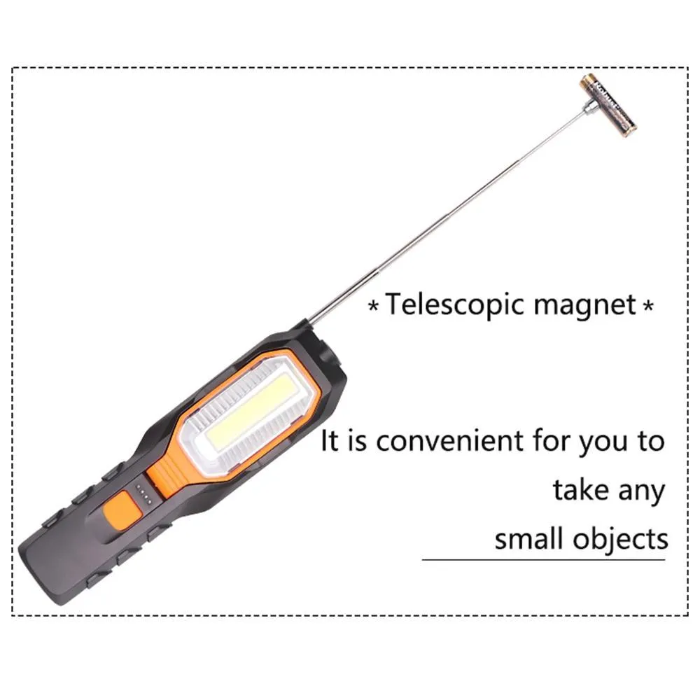 6 in 1 Portable COB Flashlight