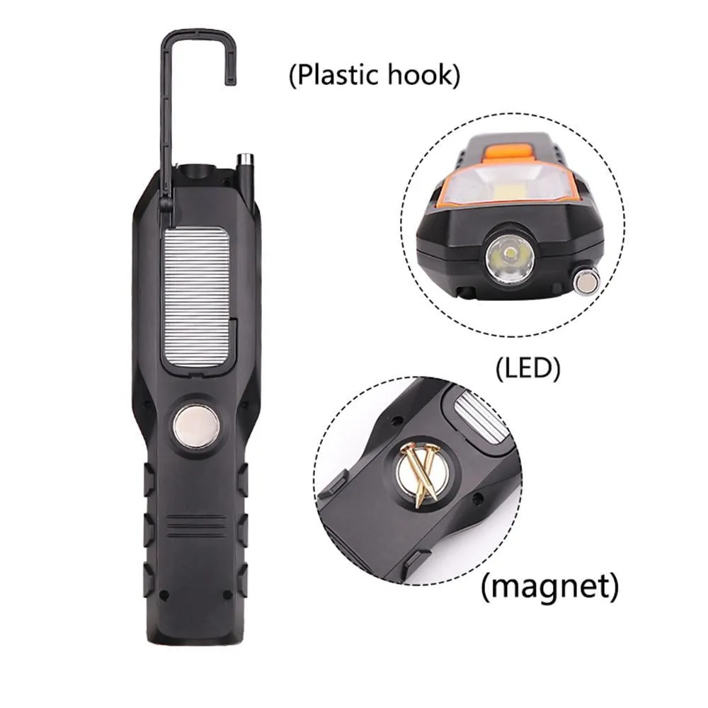 6 in 1 Portable COB Flashlight