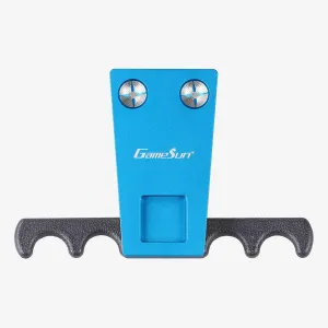 6 In 1 Portable Weighted Pool Cue Holder, chalk holder, billiard cue tip tool, Blue