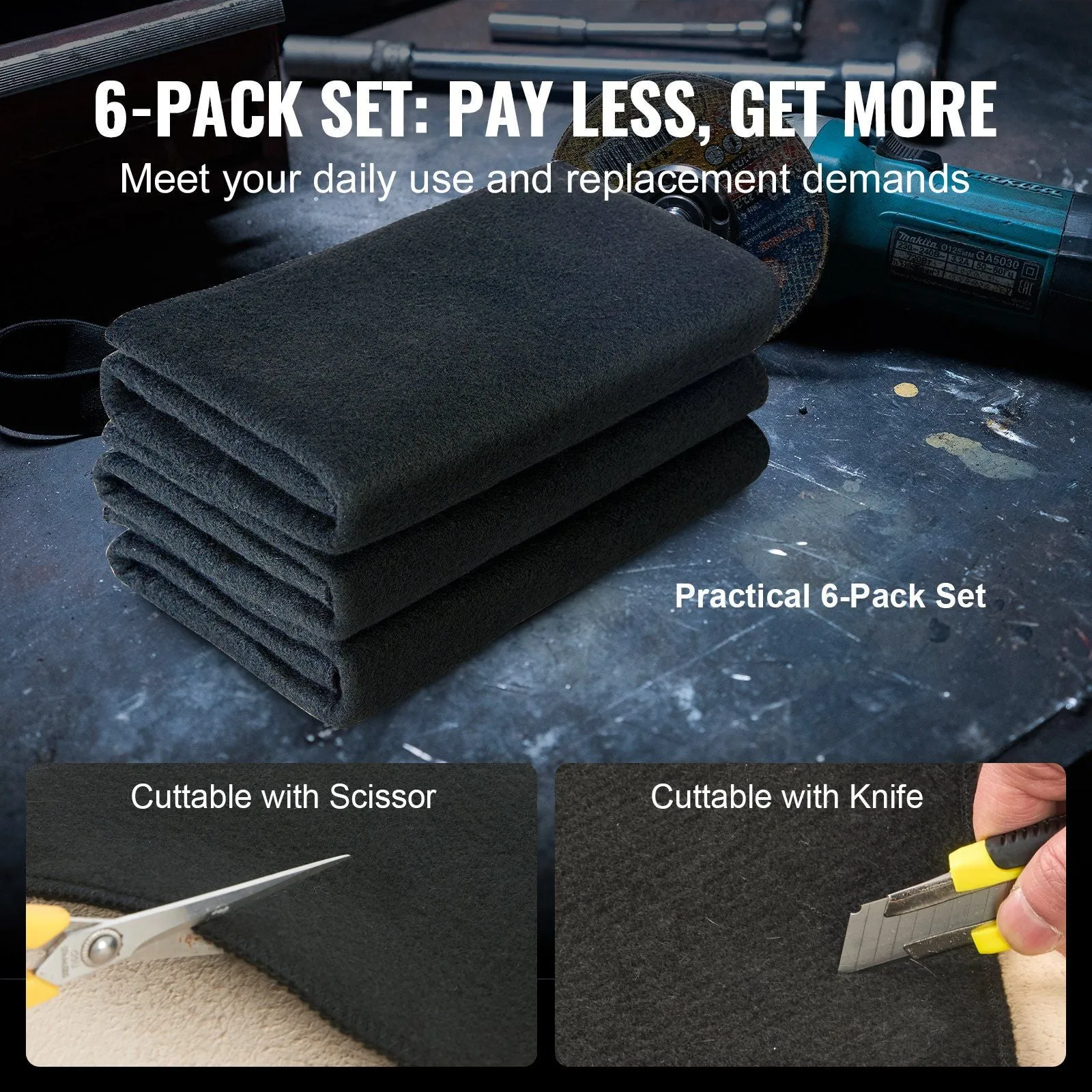 6-Pack High-Temp Welding Blankets