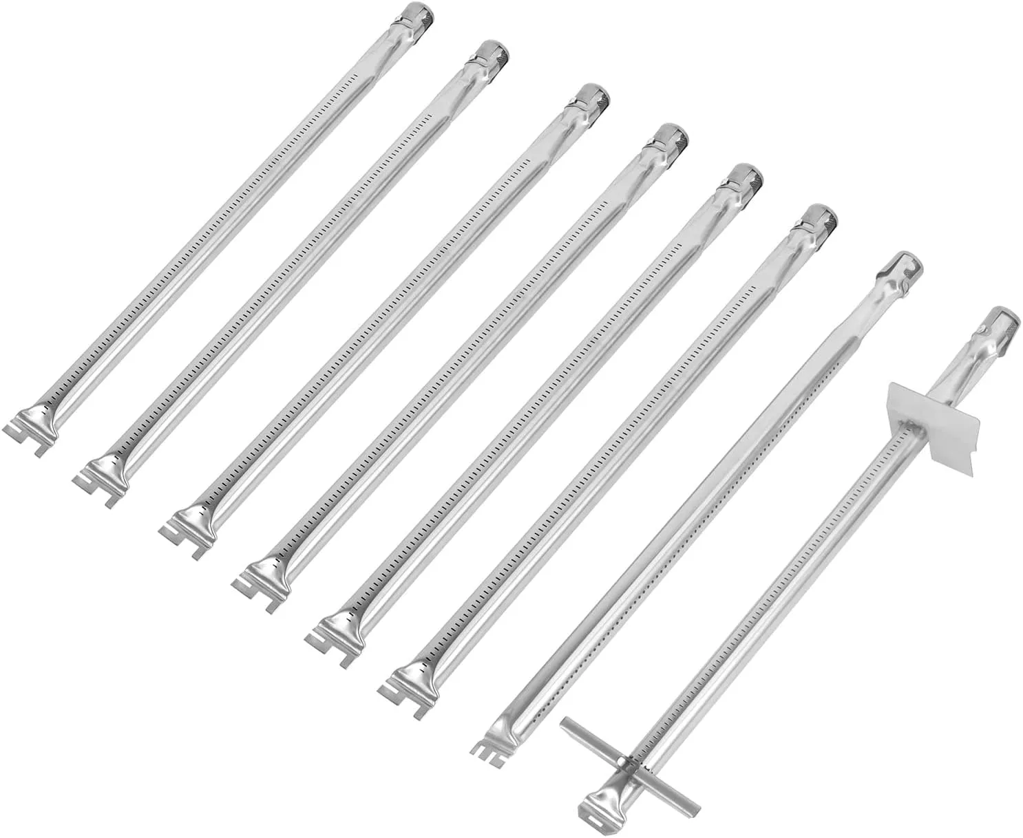 67558 Grill Burner Tube Kit for Weber Summit 660 Summit 670 Grills, Stainless Steel, 8 Pack