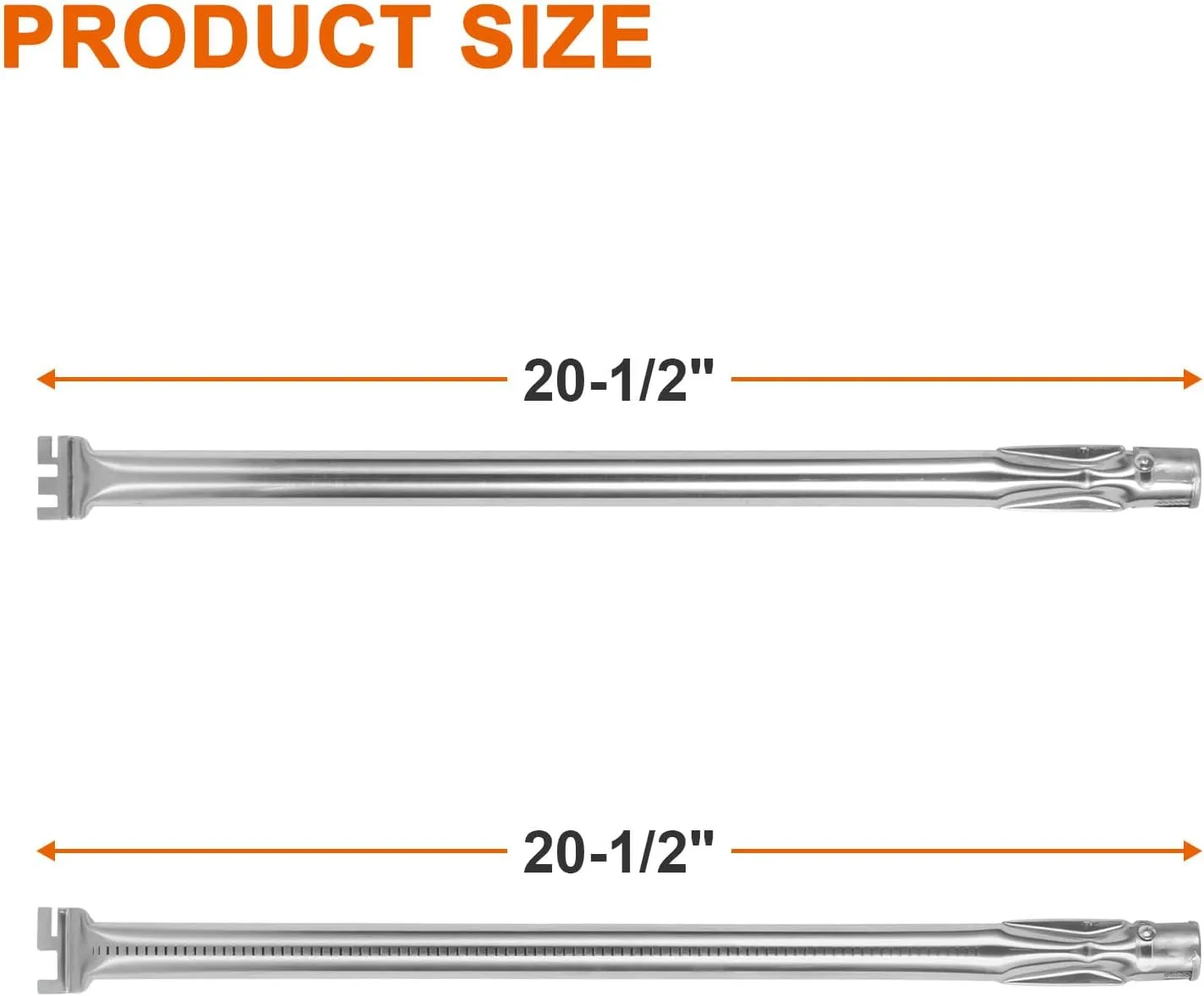 67558 Grill Burner Tube Kit for Weber Summit 660 Summit 670 Grills, Stainless Steel, 8 Pack