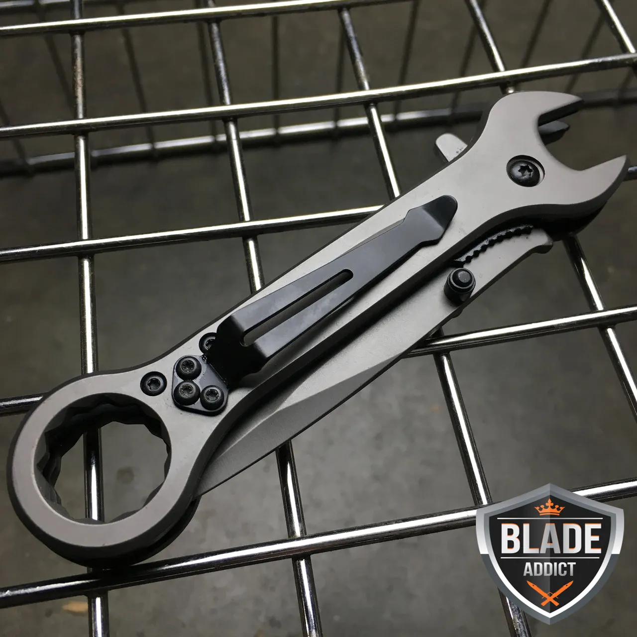 7.5" MULTI-TOOL WRENCH TACTICAL SPRING ASSISTED OPEN FOLDING POCKET KNIFE NEW