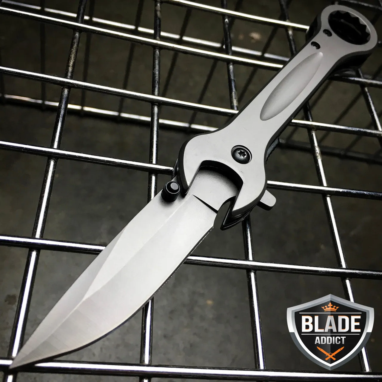 7.5" MULTI-TOOL WRENCH TACTICAL SPRING ASSISTED OPEN FOLDING POCKET KNIFE NEW