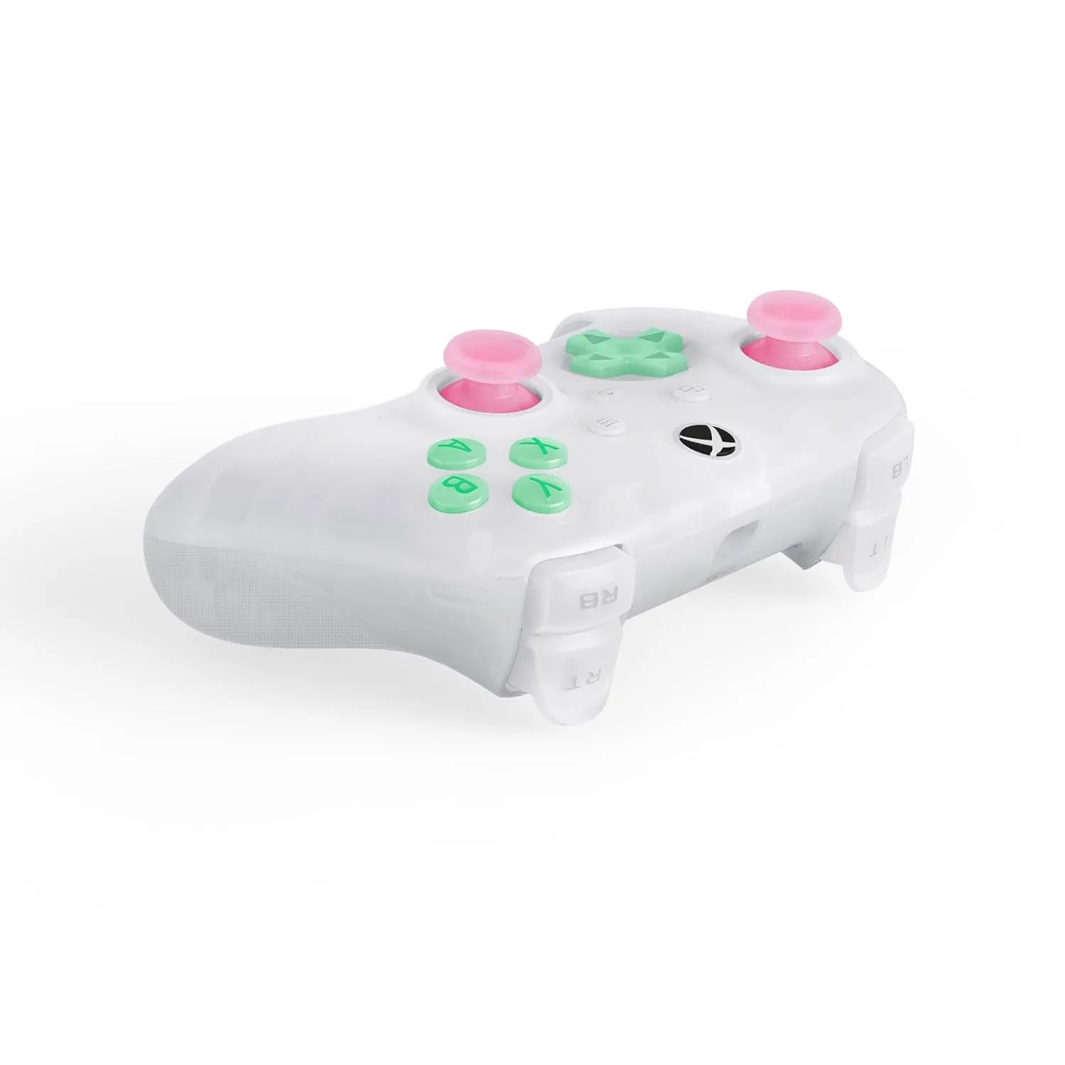 8Bitdo Ultimate Mini Wired Controller with RGB Lighting Fire Ring, Hall Effect Joysticks and Triggers, for Xbox Series X|S, Xbox One, Windows 10/11 - Officially Licensed (Translucent White)
