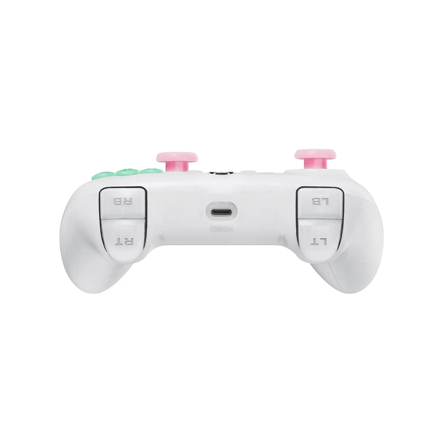 8Bitdo Ultimate Mini Wired Controller with RGB Lighting Fire Ring, Hall Effect Joysticks and Triggers, for Xbox Series X|S, Xbox One, Windows 10/11 - Officially Licensed (Translucent White)