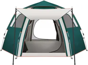 94x83x57 Inch Instant Pop Up Camping Tent for 5-8 People, Waterproof Family Tent with Carry Bag, Windproof & Easy Set-Up 60 Seconds Instant Cabin Tent for All Seasons