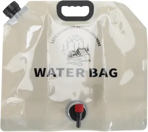 9L Collapsible Water Storage Bag, Large Capacity Portable Outdoor Water Container Bag with Adjustable Faucet for Camping Car Travel Hiking Survival Kit