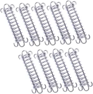 9Pcs Durable Tent Wind Rope Tensioners with Spring Buckle Heavy Duty Pegs for Camping Hiking Fishing and Outdoor Activities Secure Tent Fixation Strong Winds
