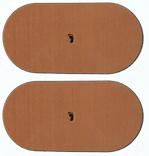 9""X16"" Anti-Slip Marine Boat Bench SEAT Pads 2 Pack Brown, Medium, S916B