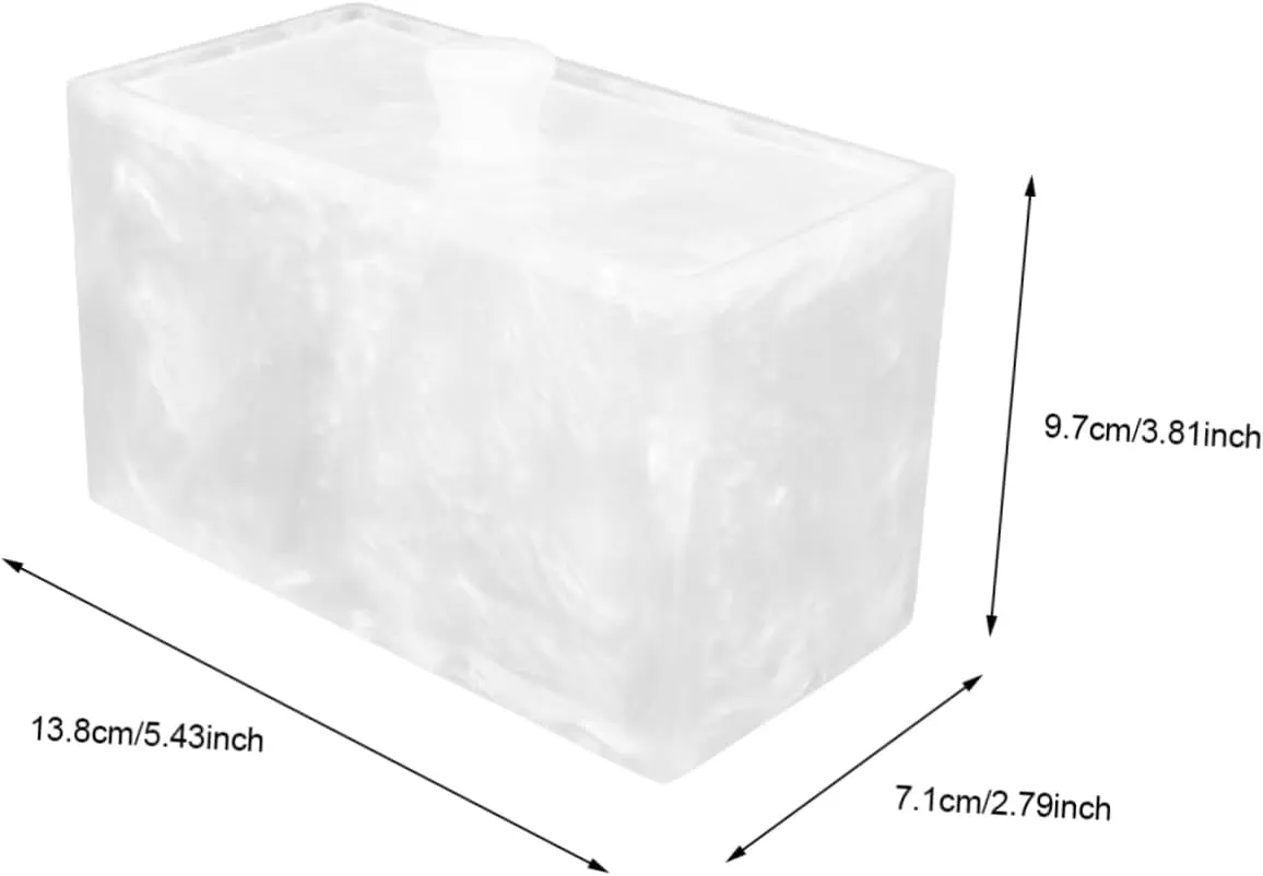 ABOOFAN Cotton Pad Storage Box with Lid Compartment Organizer for Cosmetics Cotton Swabs Vanity Container for Bathroom Accessories for Special Occasions